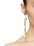 Figure View - Click To Enlarge - ERICKSON BEAMON - 'Enchanted World' seashell bead fringe drop earrings