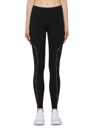 Main View - Click To Enlarge - 42|54 - Metallic trim torch graphic print leggings