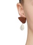 Figure View - Click To Enlarge - SOPHIE MONET - 'The Moonrise' Mother-of-Pearl sculptural drop earrings