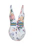 Main View - Click To Enlarge - ZIMMERMANN - 'Allia' belted floral print one-piece swimsuit