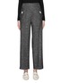 Main View - Click To Enlarge - COMME MOI - Button flap pocket herringbone pants