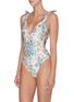 Figure View - Click To Enlarge - ZIMMERMANN - 'Verity' tie strap floral print one-piece swimsuit