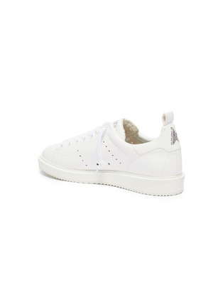  - GOLDEN GOOSE - 'Starter' beaded logo leather sneakers