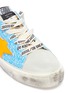 Detail View - Click To Enlarge - GOLDEN GOOSE - 'May' glitter coated patchwork sneakers