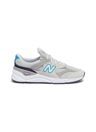 Main View - Click To Enlarge - NEW BALANCE - 'X-90 Reconstructed' panelled suede sneakers