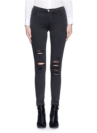 Detail View - Click To Enlarge - J BRAND - 'Photo Ready Skinny Leg' distressed jeans