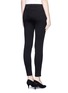 Back View - Click To Enlarge - J BRAND - 'Luxe Sateen' zip cuff super skinny jeans