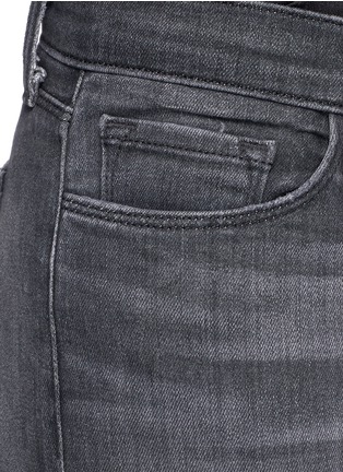 Detail View - Click To Enlarge - J BRAND - 'Skinny Leg' mid rise close cut jeans