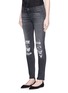 Front View - Click To Enlarge - J BRAND - 'Skinny Leg' mid rise close cut jeans
