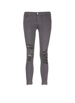 Main View - Click To Enlarge - J BRAND - 'Photo Ready' distressed cropped skinny jeans