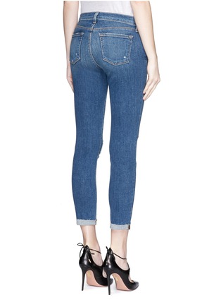 Back View - Click To Enlarge - J BRAND - 'Capri' mid rise distressed jeans