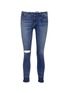 Main View - Click To Enlarge - J BRAND - 'Capri' mid rise frayed trim jeans
