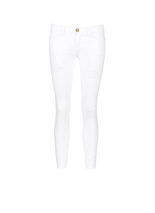 Main View - Click To Enlarge - CURRENT/ELLIOTT - 'The Stiletto' distressed skinny jeans