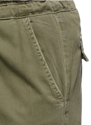 Detail View - Click To Enlarge - CURRENT/ELLIOTT - 'The Crossover' drape front pants