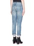 Back View - Click To Enlarge - CURRENT/ELLIOTT - 'The Fling' distressed cropped jeans