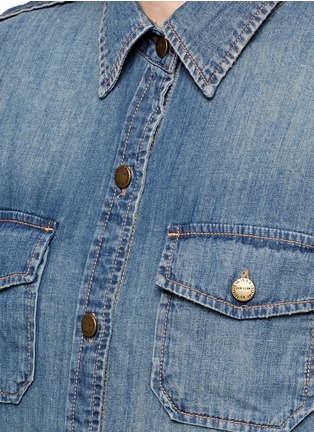 Detail View - Click To Enlarge - CURRENT/ELLIOTT - 'The Perfect Shirt' cotton denim shirt