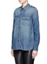 Front View - Click To Enlarge - CURRENT/ELLIOTT - 'The Perfect Shirt' cotton denim shirt