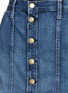 Detail View - Click To Enlarge - CURRENT/ELLIOTT - 'Short Sally' cutoff hem button skirt
