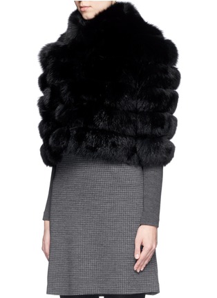 Front View - Click To Enlarge - HOCKLEY - 'Arinna' fox fur cropped jacket