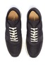 Detail View - Click To Enlarge - COMMON PROJECTS - 'Track Vintage' leather panel mesh sneakers