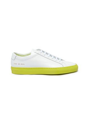 Main View - Click To Enlarge - COMMON PROJECTS - 'Original Achilles' contrast midsole leather sneakers