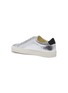  - COMMON PROJECTS - 'Retro Low' metallic leather sneakers