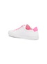  - COMMON PROJECTS - 'Retro Low Fluo' neon collar leather sneakers