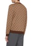 Back View - Click To Enlarge - GUCCI - GG logo jacquard wool-cotton sweater