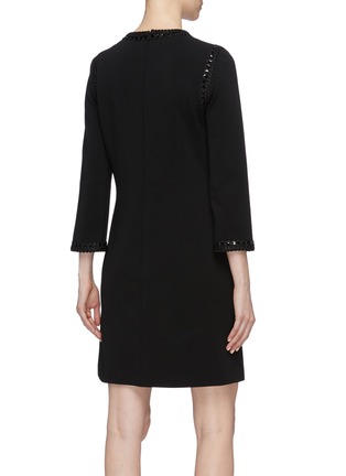 Back View - Click To Enlarge - GUCCI - Sequin trim patch pocket dress