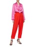 Figure View - Click To Enlarge - GUCCI - Button cuff suiting pants