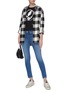 Figure View - Click To Enlarge - RAG & BONE - 'Cate' distressed cuff cropped skinny jeans