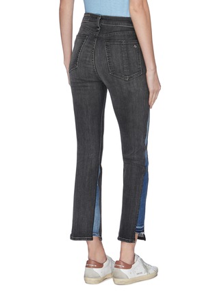 Back View - Click To Enlarge - RAG & BONE - 'Nina' panelled patchwork jeans