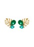 Main View - Click To Enlarge - ANABELA CHAN - 'Palm' gemstone stud earrings