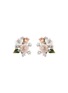 Main View - Click To Enlarge - ANABELA CHAN - 'Mini Bouquet' diamond Mother-of-Pearl stud earrings