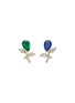 Main View - Click To Enlarge - ANABELA CHAN - 'Tulip' diamond gemstone stud earrings