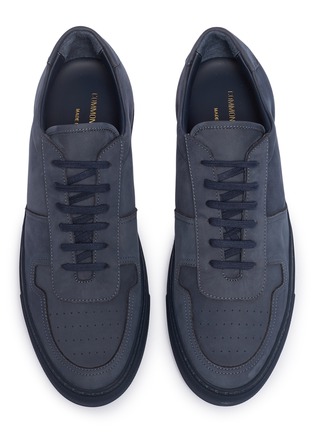 Detail View - Click To Enlarge - COMMON PROJECTS - 'Bball Low' nubuck leather sneakers