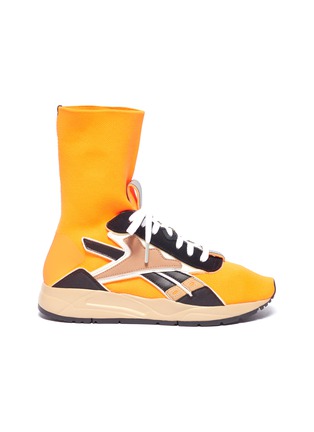 Main View - Click To Enlarge - VICTORIA BECKHAM - x Reebok 'Bolton' panelled sock knit high top sneakers
