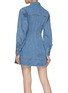Back View - Click To Enlarge - COMME MOI - Darted denim dress