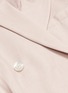 Detail View - Click To Enlarge - COMME MOI - Belted double breasted blazer dress