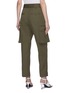Back View - Click To Enlarge - COMME MOI - Belted pleated cargo pants