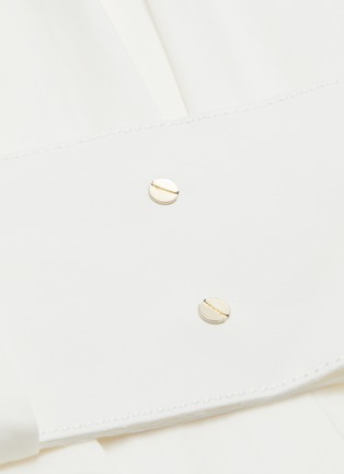 Detail View - Click To Enlarge - COMME MOI - Asymmetric panelled shirt dress