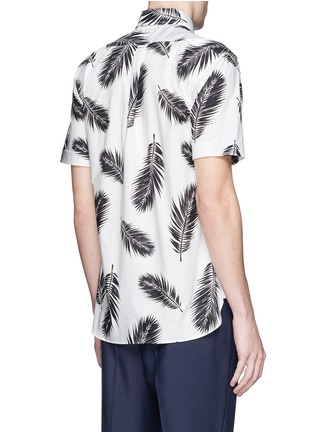Back View - Click To Enlarge - OVADIA AND SONS - 'Camp' palm leaf print cotton shirt