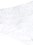 Detail View - Click To Enlarge - LA PERLA - 'Sangallo' broderie anglaise mid rise briefs
