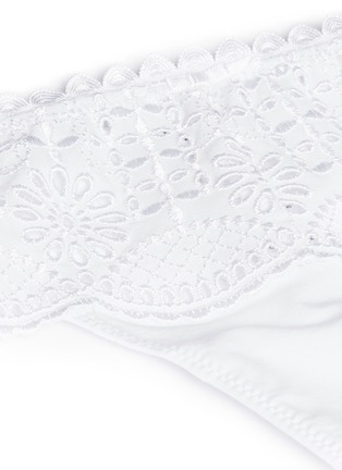 Detail View - Click To Enlarge - LA PERLA - 'Sangallo' broderie anglaise thong