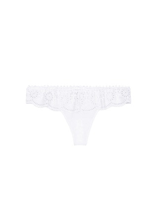 Main View - Click To Enlarge - LA PERLA - 'Sangallo' broderie anglaise thong