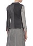 Back View - Click To Enlarge - THOM BROWNE  - Colourblock panelled twill sport blazer