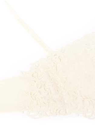Detail View - Click To Enlarge - LA PERLA - 'Petite Macramé' lace underwired bandeau bra