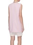 Back View - Click To Enlarge - THOM BROWNE  - Extended bloomer panel sleeveless dress