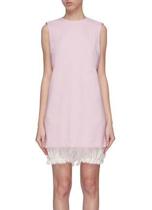 Main View - Click To Enlarge - THOM BROWNE  - Extended bloomer panel sleeveless dress