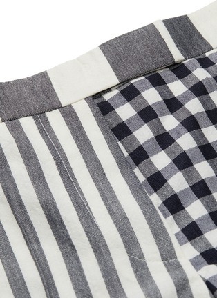  - THOM BROWNE  - 'Fun-Mix' patchwork gingham check shorts